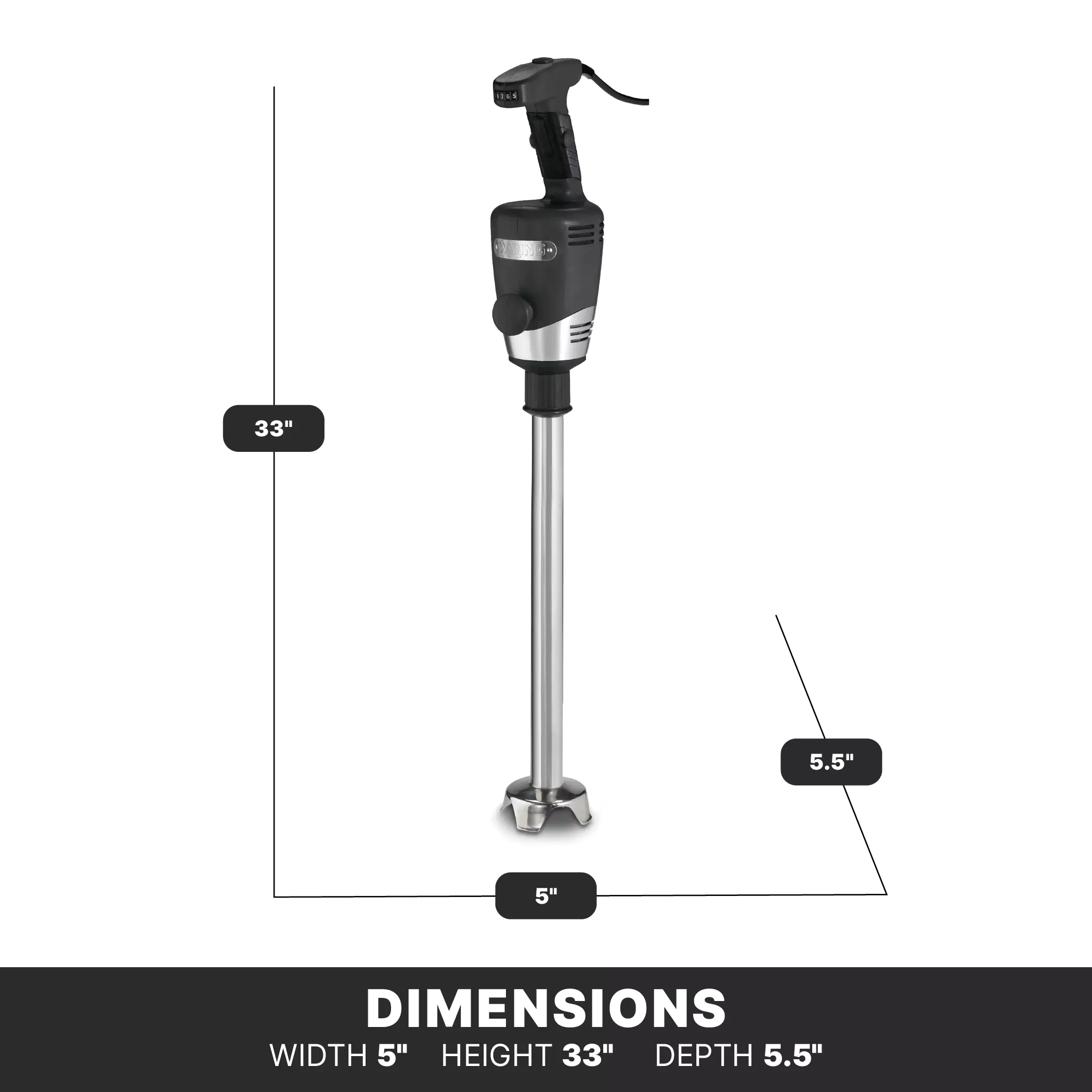18" Heavy-Duty Big Stik Immersion Blender